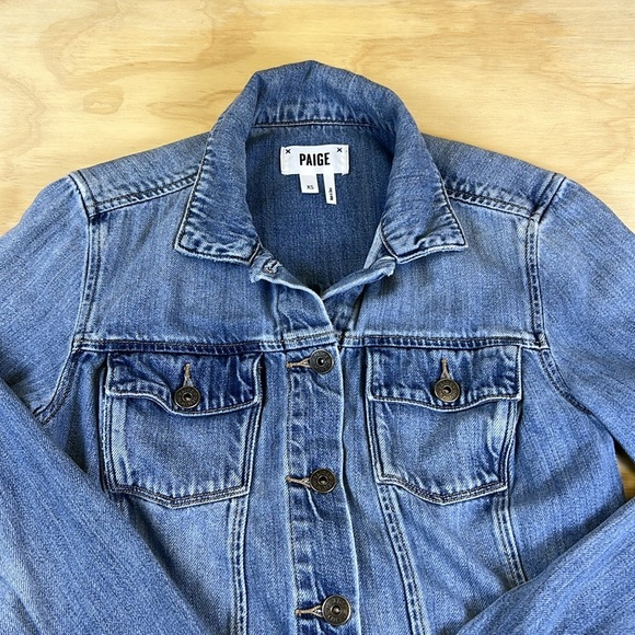 Paige Women's Denim Jean Jacket Size XS - Picture 3 of 13